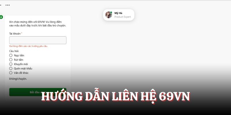 Hướng dẫn thao tác liên hệ cực nhanh