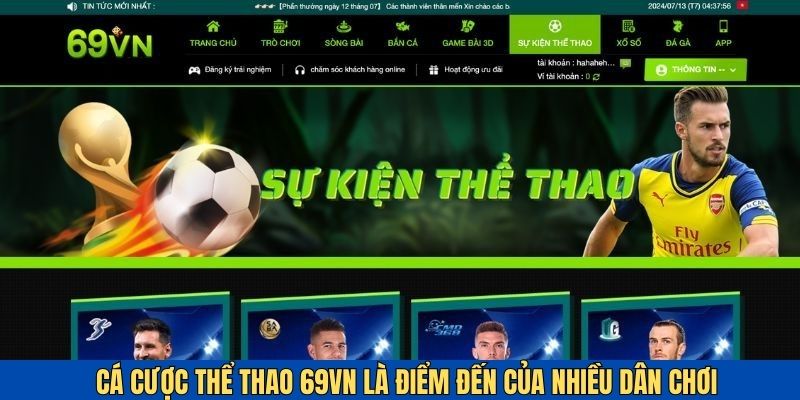 Thể thao 69VN - Điểm đến của các dân chơi đẳng cấp